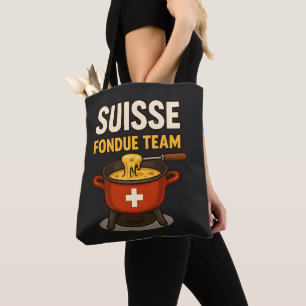 Zwitserse fondue team draagtas