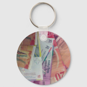 Zwitserse franken sleutelhanger