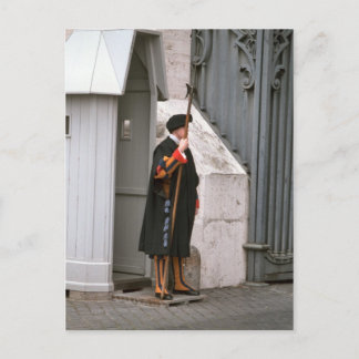 Zwitserse Garde in uniform ontworpen door Michelan Briefkaart