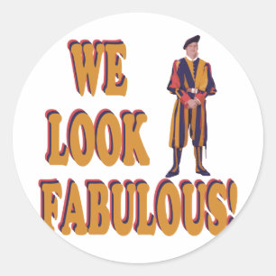 Zwitserse Garde Ronde Sticker
