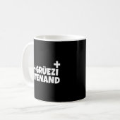 Zwitserse Gruezi Mitenand 's Werelds Schattigeste Koffiemok (Voorkant links)
