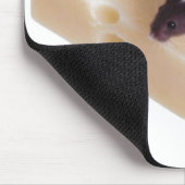 Zwitserse kaasmuis Mousepad Muismat (Hoek)
