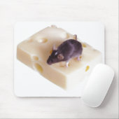 Zwitserse kaasmuis Mousepad Muismat (Met muis)