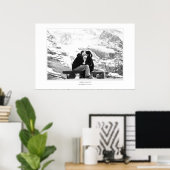 Zwitserse Kiss Print (Thuiskantoor)