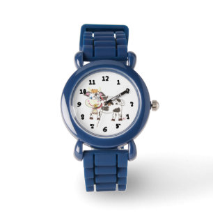 Zwitserse koe kind horloge
