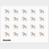 Zwitserse koe stickers (Vel)