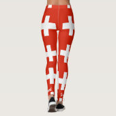 Zwitserse nationale vlag leggings (Achterkant)