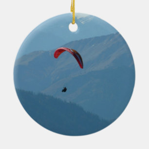 Zwitserse Paragliding Keramisch Ornament