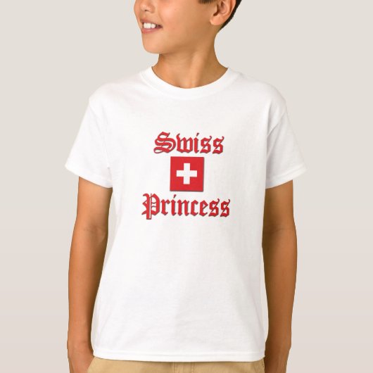 Zwitserse prinses t-shirt (Voorkant)