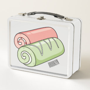 Zwitserse rol / rolcake cartoon illustratie