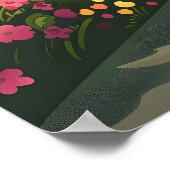 Zwitserse rust: Lakeside Retreat Alpine Poster (Hoek)