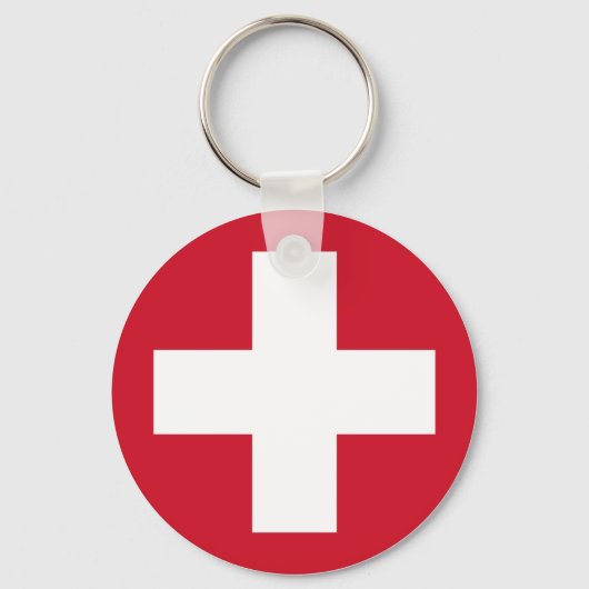 Zwitserse Sleutelhanger Roundel (Voorkant)