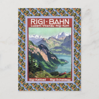  Zwitserse spoorweg Luzern Rigi Bahn Briefkaart