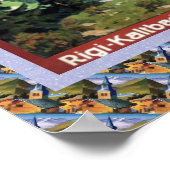  Zwitserse spoorwegmaatschappij Rigi Bahn Poster (Hoek)