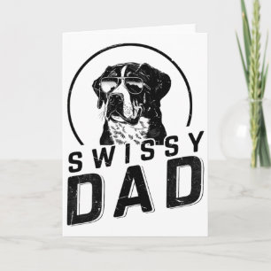 Zwitserse vaderhond eigenaar cadeaus voor mannen g kaart