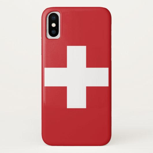 Zwitserse vlag Case-Mate iPhone case (Achterkant)