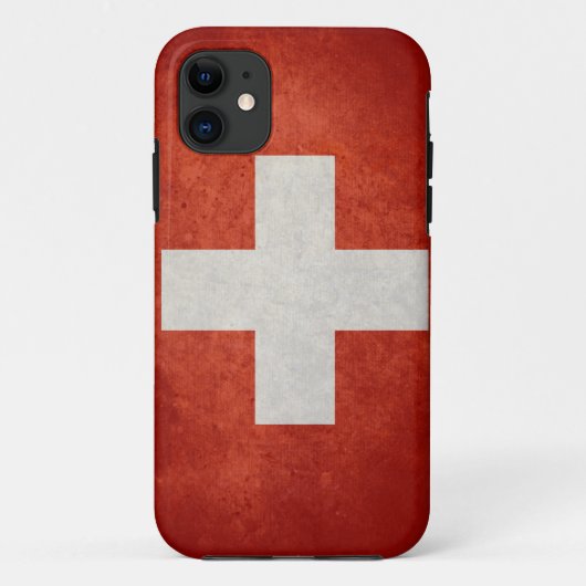 Zwitserse vlag Case-Mate iPhone case (Achterkant)