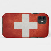 Zwitserse vlag Case-Mate iPhone case (Achterkant (horizontaal))