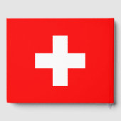 Zwitserse vlag gastenboek (Achterkant)