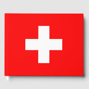 Zwitserse vlag gastenboek