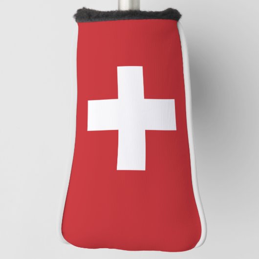 Zwitserse vlag golfheadcover (Draai 90)