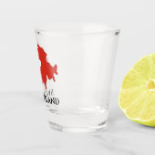 Zwitserse vlag - Kaart Shot Glas (Rechts)