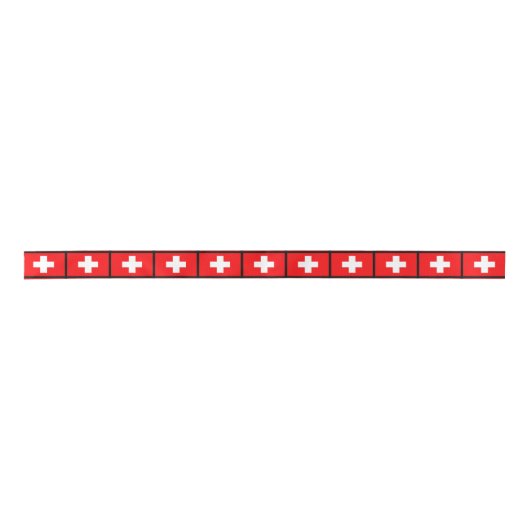 Zwitserse vlag lint (Voorkant)