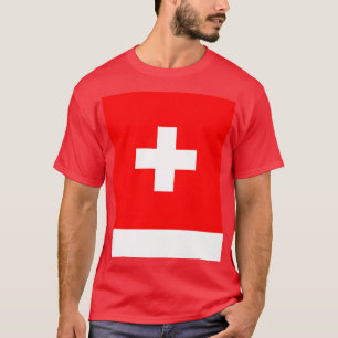 Zwitserse vlag t-shirt