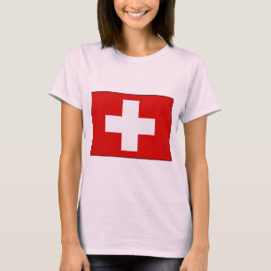 Zwitserse vlag T-shirts en cadeaus