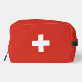 Zwitserse vlag toilettasje (Achterkant)