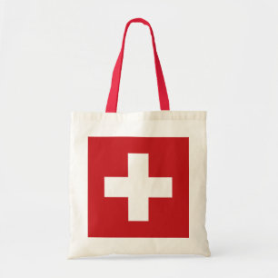 Zwitserse vlag tote bag