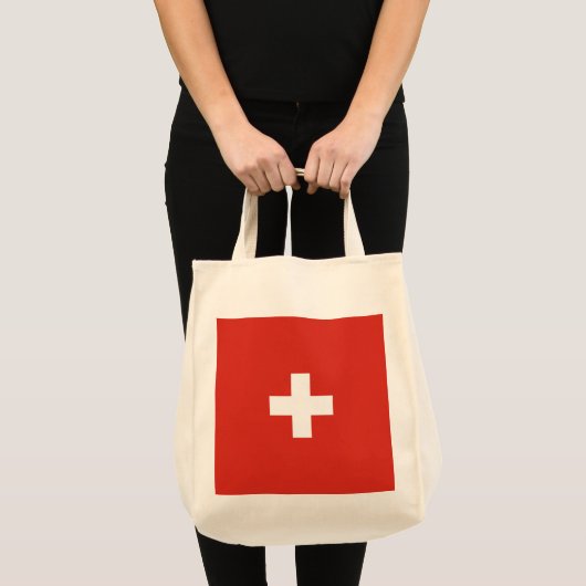 Zwitserse vlag tote bag (Voorkant (product))