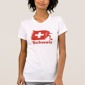 Zwitserse voetbalvlag t-shirt
