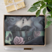 zwoel Mad Hatter Paarse Haar Decoupage Papier (Geschenk)