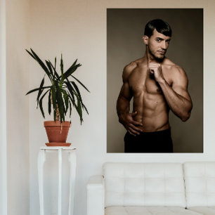 Zwoele Stare Hot Guy Poster
