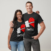 Zwole Mates Paren Matching Gym Grappig T-shirt Wei (Unisex)