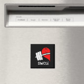 Zwole Mates Paren Matching Gym Grappig T-shirt Wei Magneet (Insitu (Vaatwasser))
