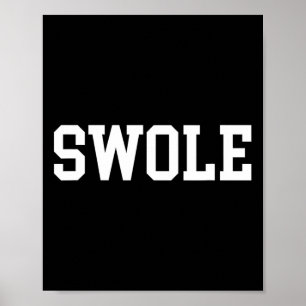 Zwolle grappig gewichtheffen en bodybuilding poster