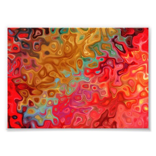 Zwrilly Mod Art: Ride Abstract Foto Afdruk (Voorkant)