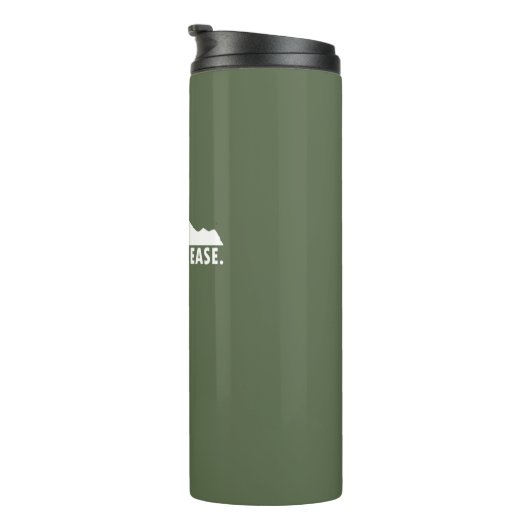 Zwtanden alsjeblieft thermosbeker (Geroteerd rechts)