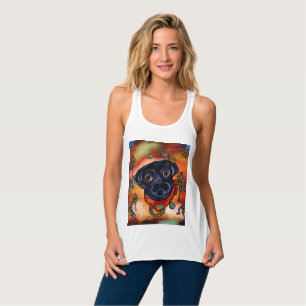 ZWUIDWESTELIJKE PUG TANKTOP