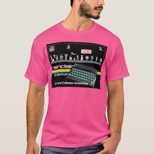 ZX Spectrum Queue Jumpers T-shirt (Voorkant)