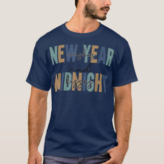 ZXA4 Nieuwjaar wil Midnight Kisses Family Matchi T-shirt