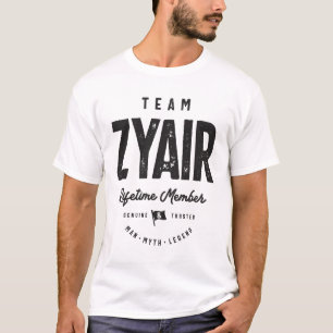Zyair Lifetime Lid met persoonlijke naam Zyair T-shirt