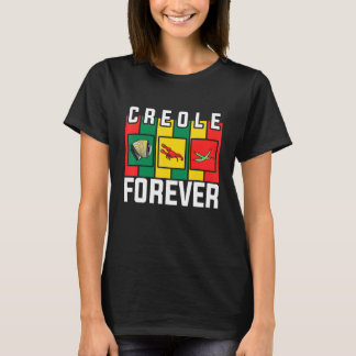 Zydeco Creool Forever Fan van Zydeco-muziek en -fe T-shirt