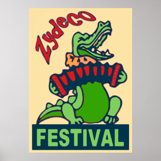 Zydeco Festival Poster (Voorkant)