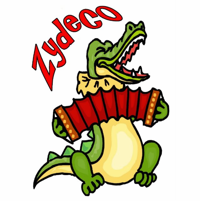 Zydeco Gator Fotobeeldje Magneet (Voorkant)