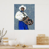 Zydeco Geno Poster (Keuken)