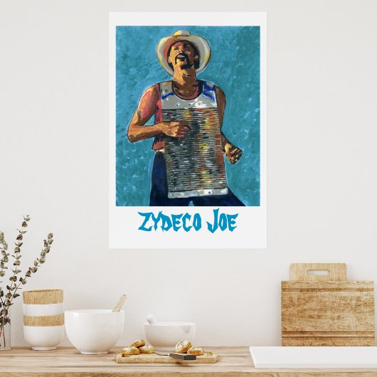 Zydeco Joe Poster (Keuken)