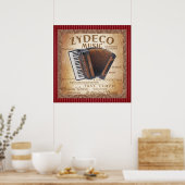 Zydeco Music Poster (Keuken)